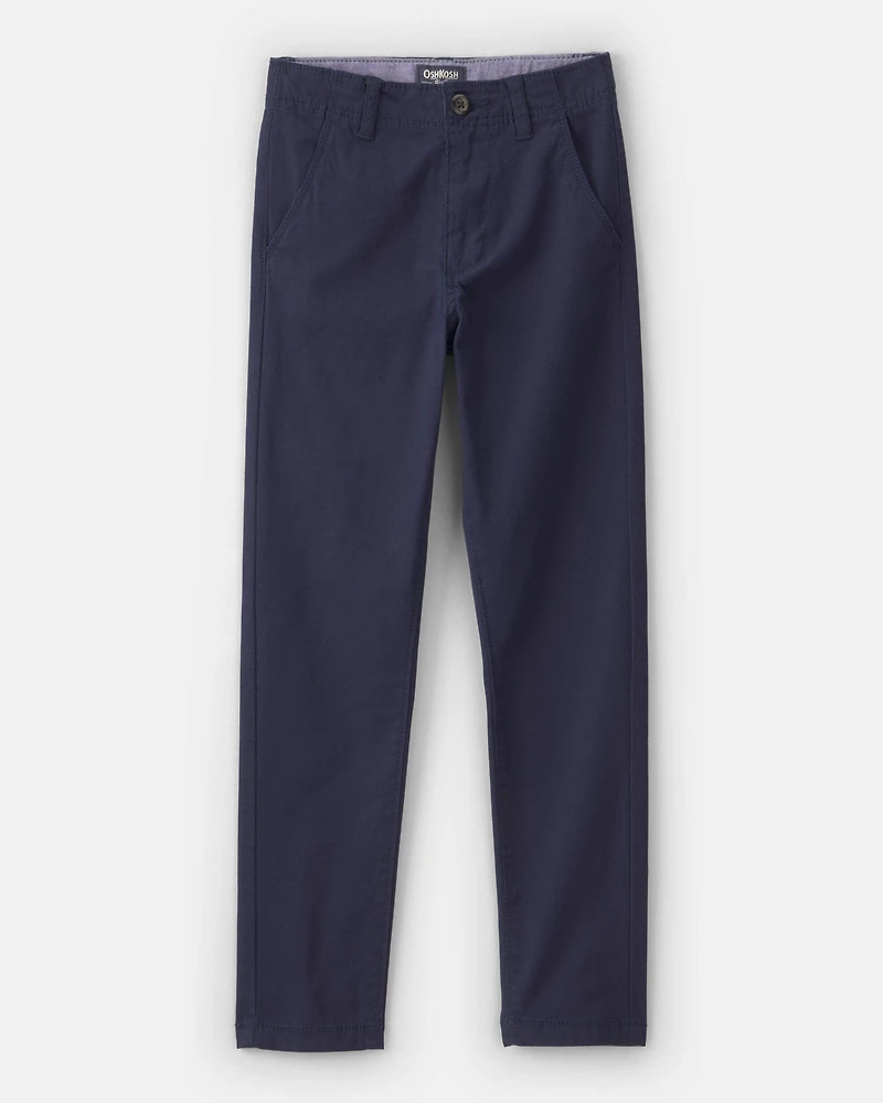 Boys Slim Fit Tapered Chino Pants