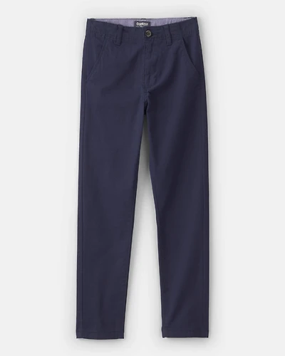 Boys Slim Fit Tapered Chino Pants