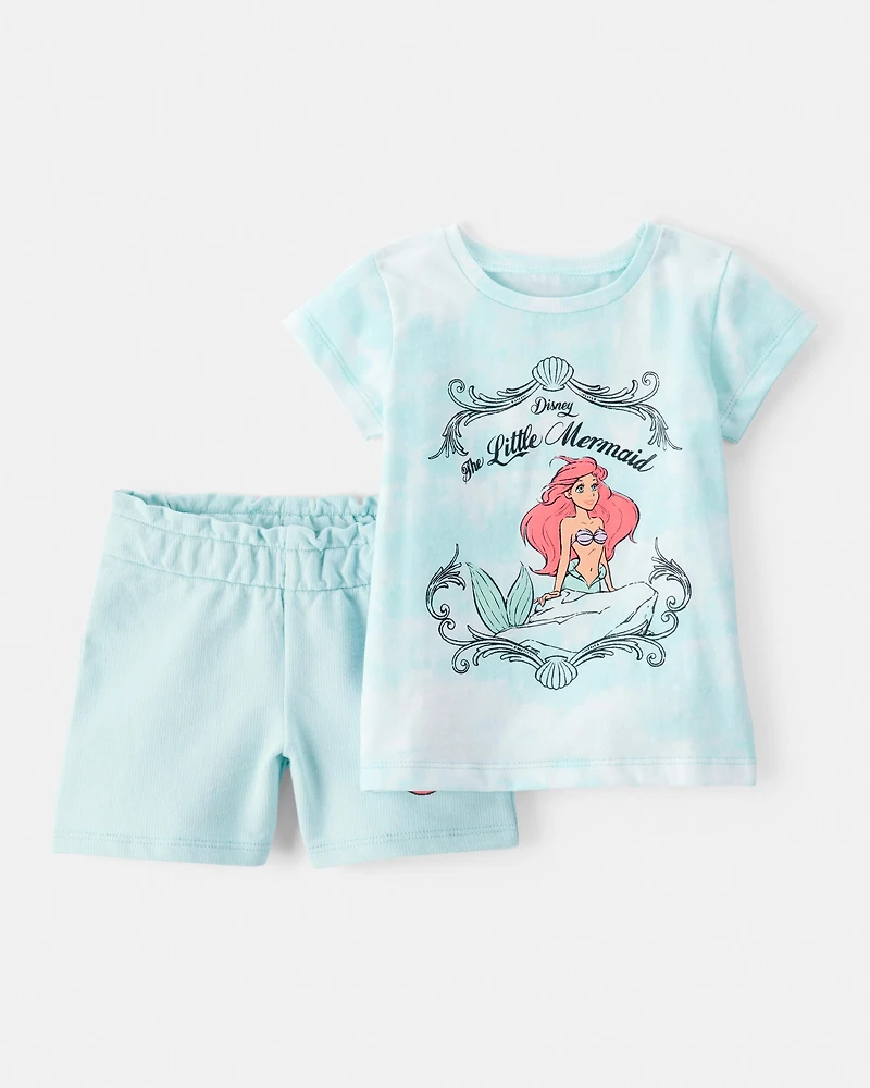 Baby Girl 2-Piece Little Mermaid Outfit Set
