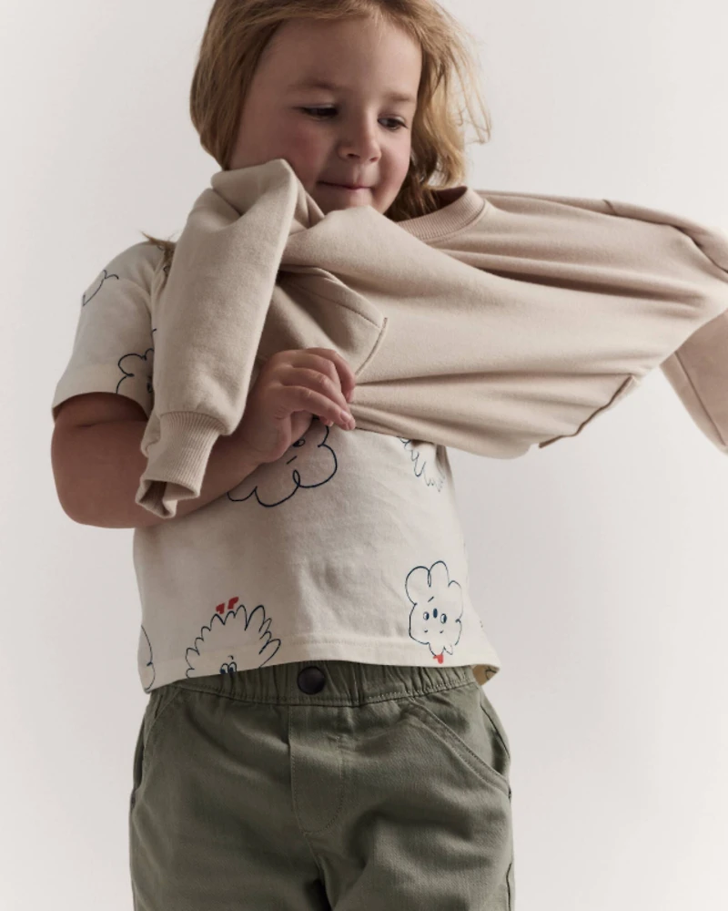 Toddler Girl Bailey Barrel Pant - Olive