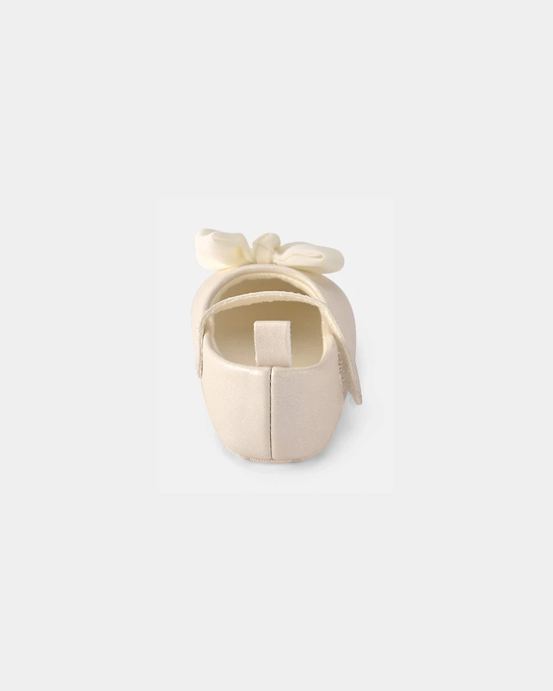 Baby Girl Mary Jane Dress Shoes - Cream