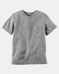 Toddler Solid Short-Sleeve Pocket Tee