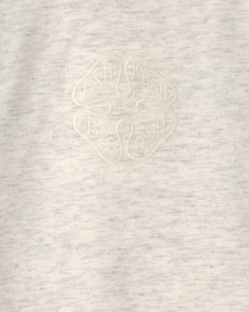 Toddler OshKosh Logo French Terry Pullover Sweatshirt - Grey