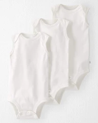 Baby 3-Pack Organic Cotton Bodysuits