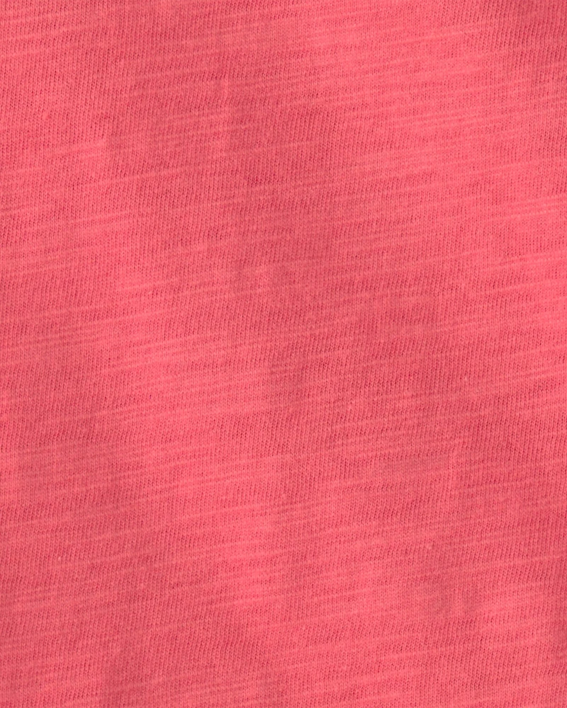 Baby Boy 2-Piece Overall Set - Coral/Khaki