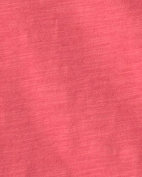 Baby Boy 2-Piece Overall Set - Coral/Khaki