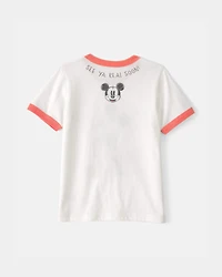 Toddler Disney© Mickey Mouse Graphic Tee - White