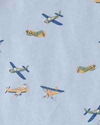 Boys Plane PurelySoft 2-Piece Pajama Set - Blue