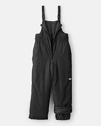 Kid Overall Snow Bibs - Black