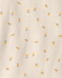 Baby Girl 3-Piece Bee Bodysuit & Pant Set - Yellow/Ivory