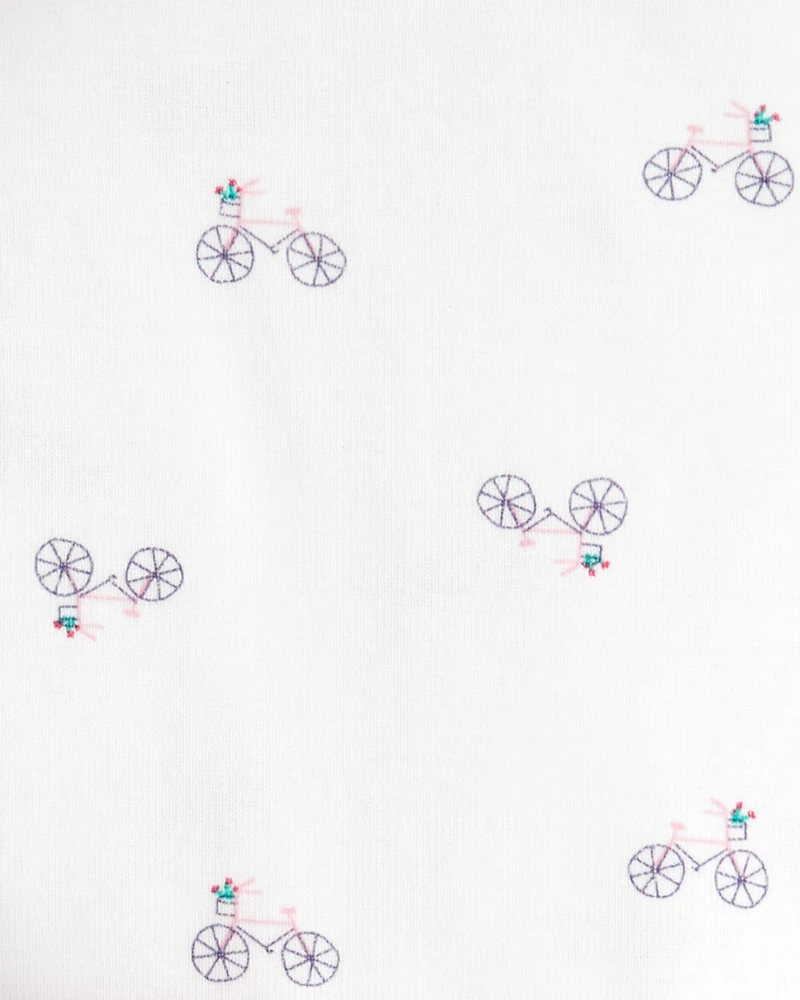 Baby Girl 3-Piece Heart Vest Outfit Set - Pink