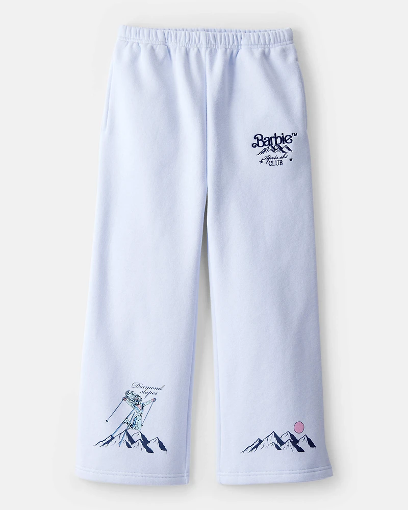 Girls 2-Piece Barbie Sweatshirt & Ski Pants Set - Blue
