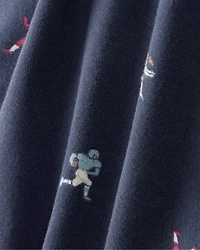 Baby Boy 2-Piece Football PurelySoft Pull-On Pants - Navy/Grey