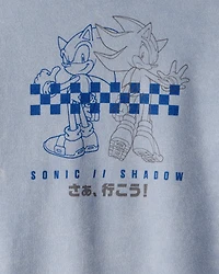 Boys Sonic the Hedgehog™ Long-Sleeve Pullover Hoodie - Blue