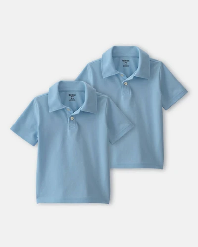 Toddler Boy -Pack Uniform Piqué Polo Shirts