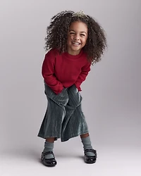 Toddler Girl Mock Neck Long-Sleeve Top - Red