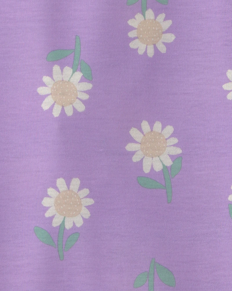 Girls 2-Pack Floral Night Gowns - Purple