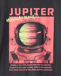 Boys Planet Long-Sleeve Graphic Tee - Black