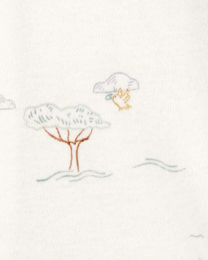 Baby 4-Piece Alligator Outfit Set - Green