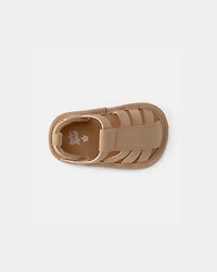 Baby Boy Strappy Sandals - Brown
