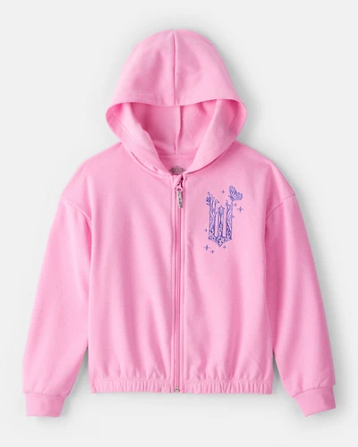 Girls Wicked Glinda Sparkle Hoodie - Pink