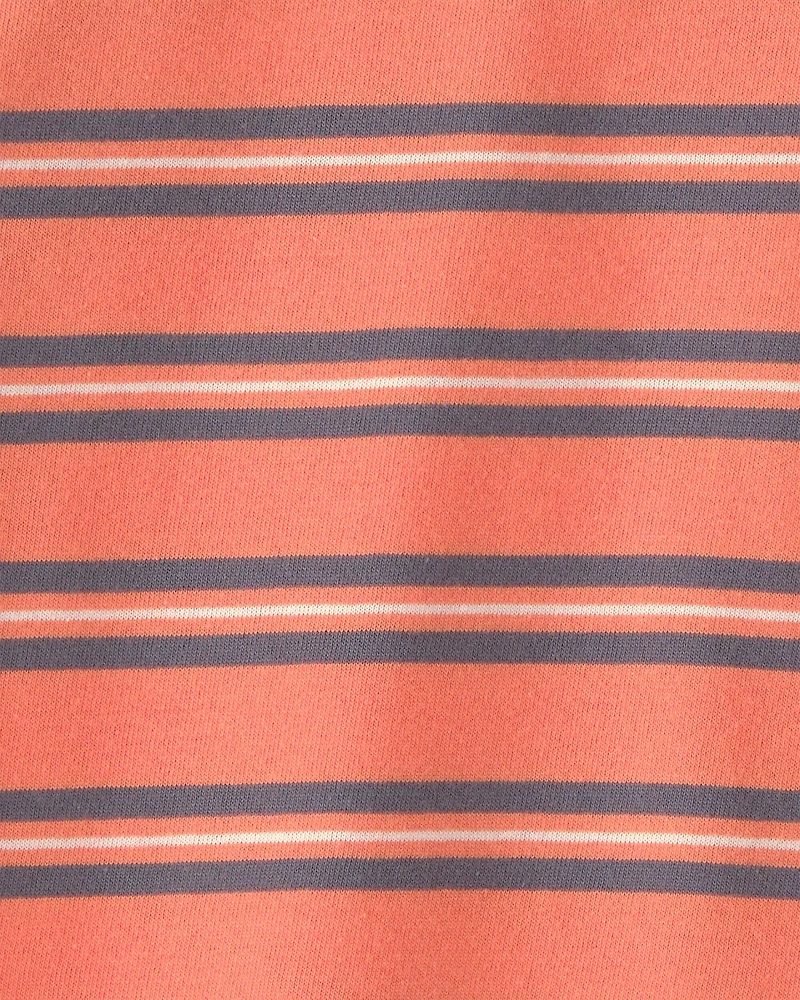 Toddler Striped T-Shirt - Orange