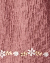 Baby Girl 2-Piece Organic Cotton Crinkled Knit Set