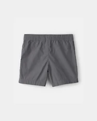 Boys Canvas Shorts - Grey