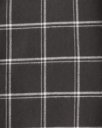 Boys Plaid Cotton Long-Sleeve Button-Down Shirt - Black