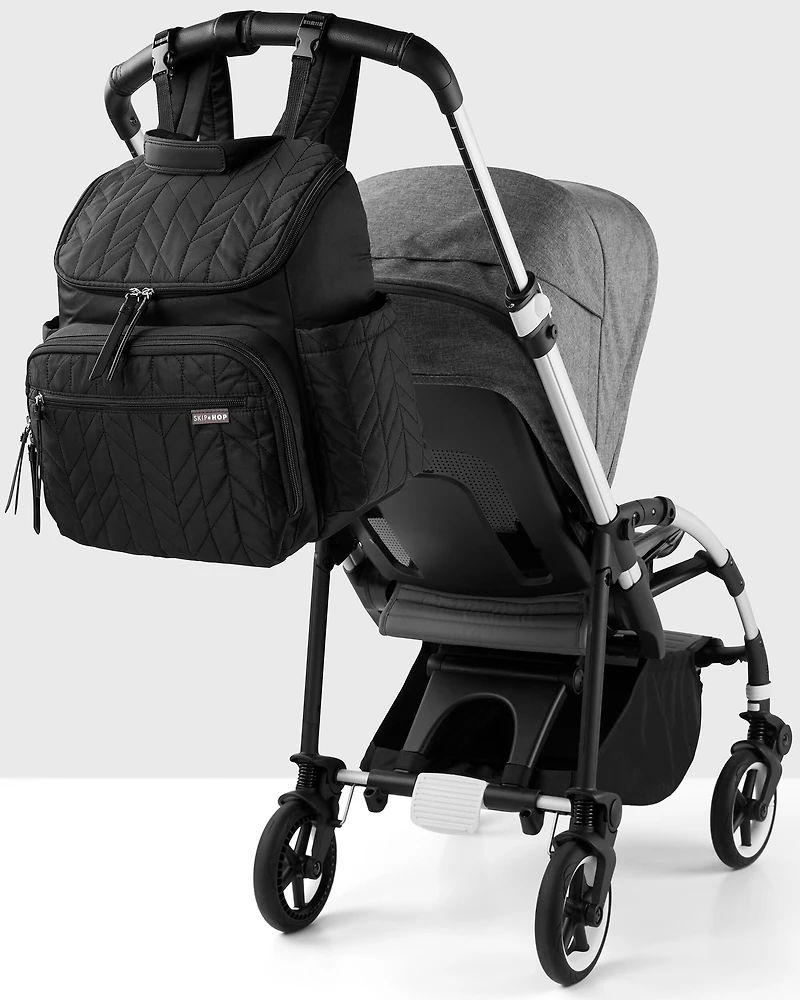 Forma Backpack Diaper Bag - Black