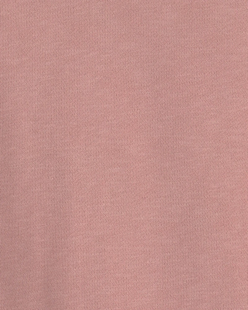 Girls 2-Piece Organic Cotton French Terry Pullover & Short Set