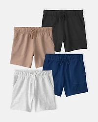 Boys 4-Pack French Terry Shorts