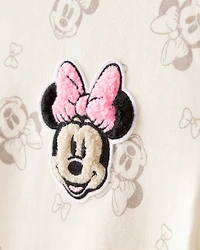 Girls Disney© Minnie Mouse Pullover Sweatshirt - Cream