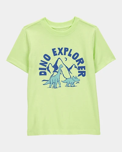 Toddler Dino Explorer Graphic Tee - Green