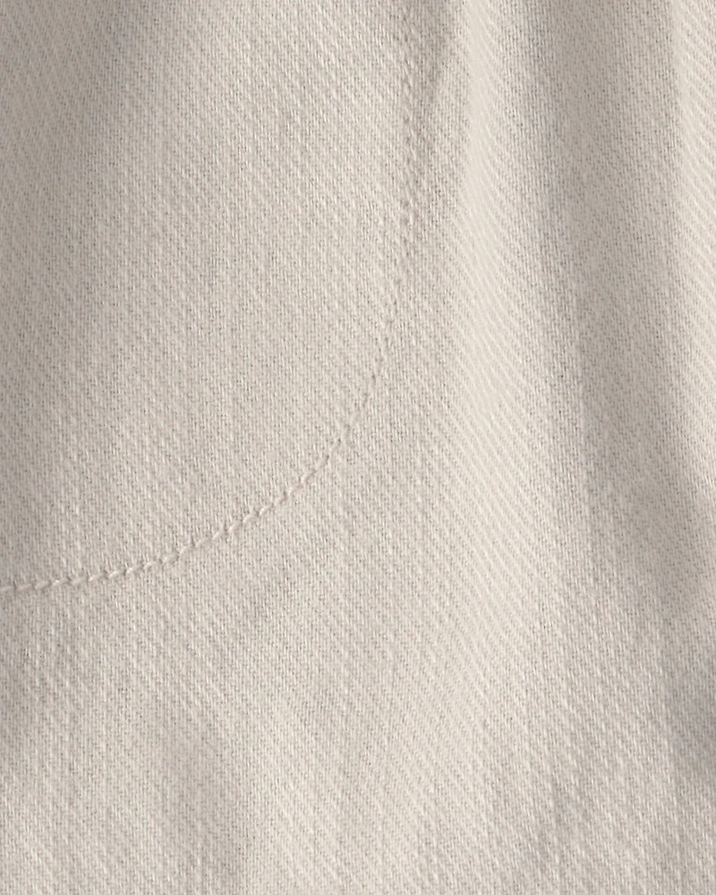 Baby Boy Twill Shorts - Light Khaki