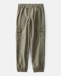 Girls Woven Jogger - Green
