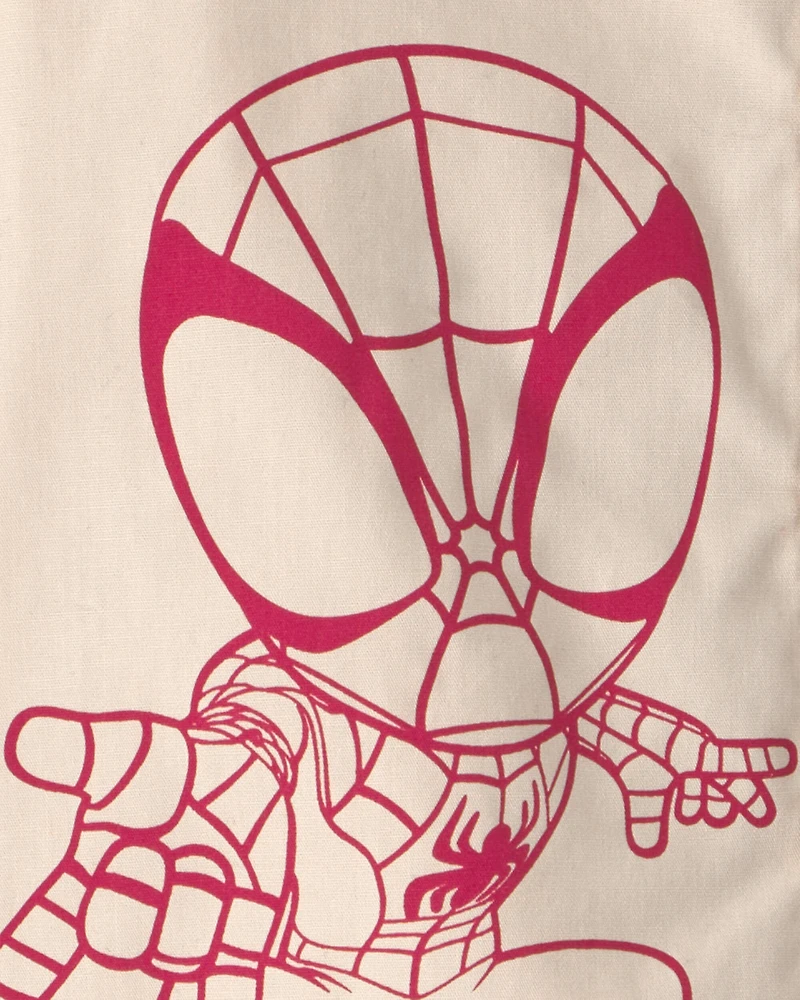 Baby Boy 2-Piece ©Marvel Spider-Man Top & Short Set - Khaki