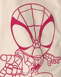 Baby Boy 2-Piece ©Marvel Spider-Man Top & Short Set - Khaki