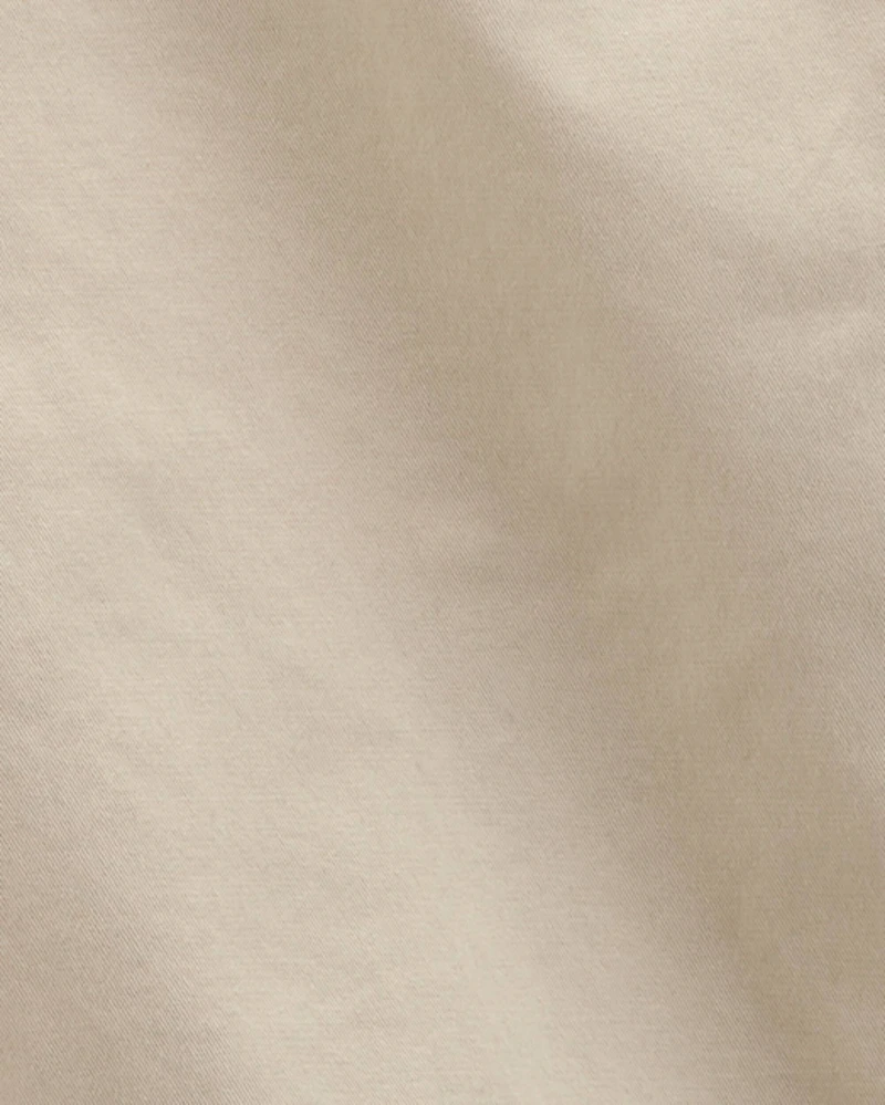 Boys Stretch Chino Shorts - Khaki