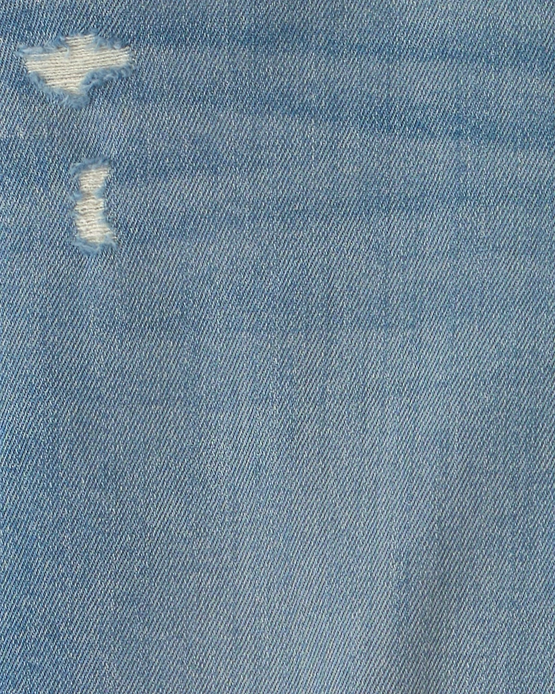 Girls Denim Relaxed Jeans - Light Wash