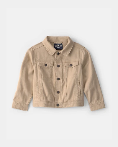 Toddler Twill Jacket - Tan
