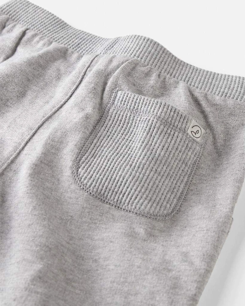 Baby 2-Pack Organic Cotton Waffle Knit Shorts