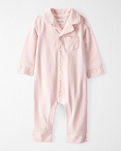 Baby Girl Organic Cotton Coat Style One Piece