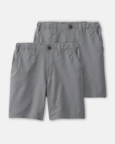 Boys -Pack Uniform Active Pull-On Shorts
