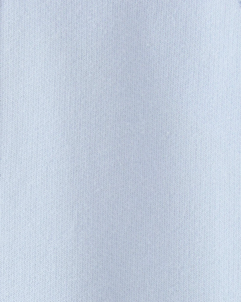 Baby Boy 2-Piece Easter Bunny Shortall Set - Blue/Cream