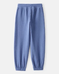 Girls 2-Piece DayDream Fleece Floral Hoodie & Joggers Set - Blue