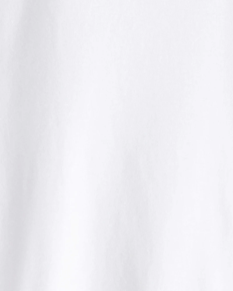 Girls Long-Sleeve Undershirts - White