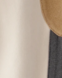 Toddler Boy Colorblock Joggers - Tan