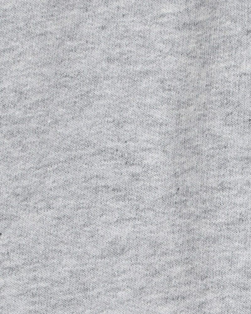 Baby Boy Pull-On French Terry Shorts - Grey