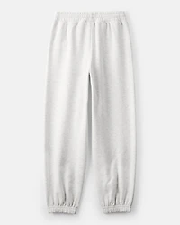 Girls 2-Piece Main Character Energy Pullover Sweatshirt & Joggers Set - Grey